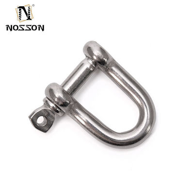 Precision Casting Technology SS304 SS316 D Shackle Long Dee Shackle High Polished Stainless Steel Shackle Captive Screw Pin