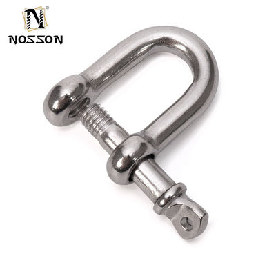 Precision Casting Technology SS304 SS316 D Shackle Long Dee Shackle High Polished Stainless Steel Shackle Captive Screw Pin