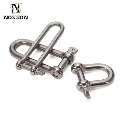 Precision Casting Technology SS304 SS316 D Shackle Long Dee Shackle High Polished Stainless Steel Shackle Captive Screw Pin