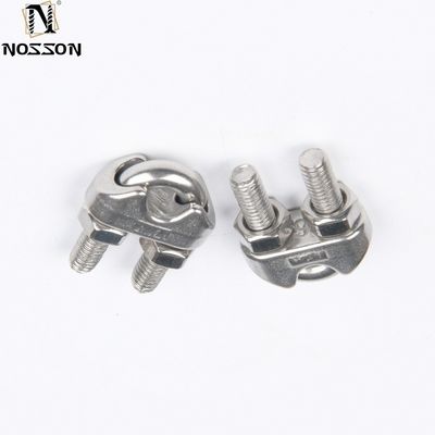DIN Standard Stainless Steel Cable Management Wire Rope Clip for 12mm Cable Protection in Heavy-Duty Applications