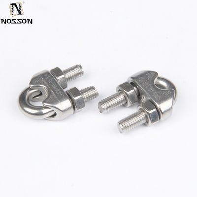 DIN Standard Stainless Steel Cable Management Wire Rope Clip for 12mm Cable Protection in Heavy-Duty Applications