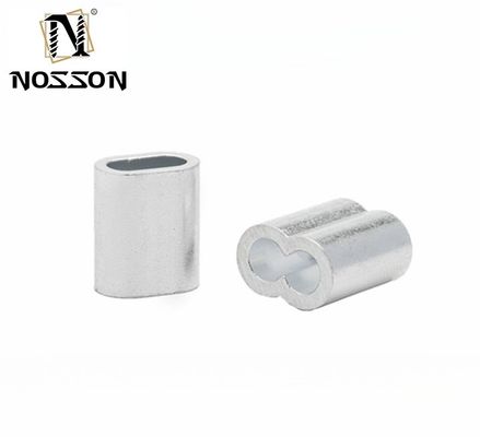 ISO Standard ZINC PLATED Finish 500pcs/Box Fishing Crimps for Tackle Connectors in Aluminium Alloy Tube