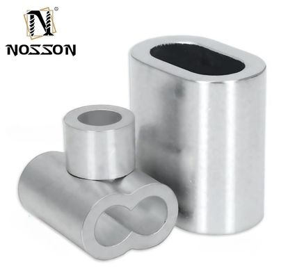 ISO Standard ZINC PLATED Finish 500pcs/Box Fishing Crimps for Tackle Connectors in Aluminium Alloy Tube