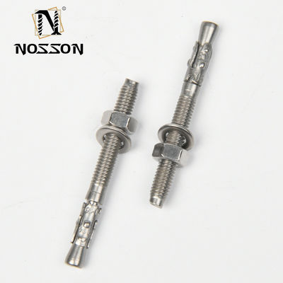 DIN Standard ZINC Finish 304 Stainless Steel Wedge Expansion Anchor Bolt for Customer Requirements