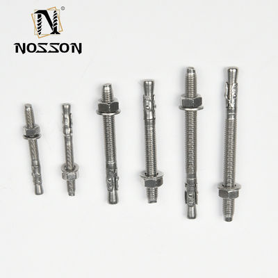 DIN Standard ZINC Finish 304 Stainless Steel Wedge Expansion Anchor Bolt for Customer Requirements