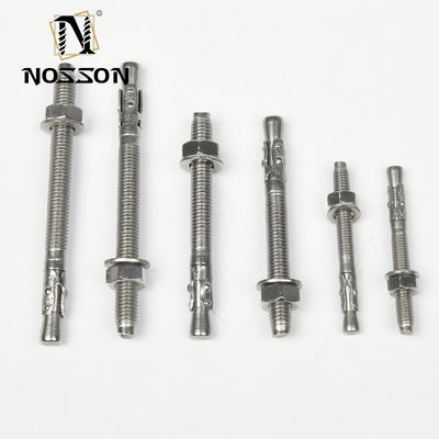 DIN Standard ZINC Finish 304 Stainless Steel Wedge Expansion Anchor Bolt for Customer Requirements