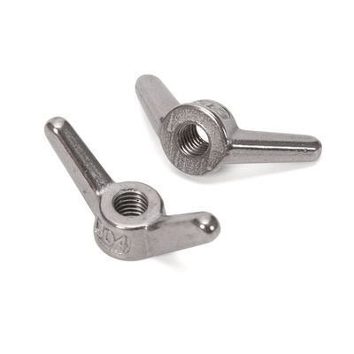 Oil Gas Industry Metric Measurement System Wing Nut SS304 Butterfly Nuts DIN315 Stainless Steel M6 M8 M10 with Galvanized Finish