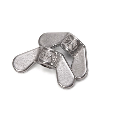 Oil Gas Industry Metric Measurement System Wing Nut SS304 Butterfly Nuts DIN315 Stainless Steel M6 M8 M10 with Galvanized Finish