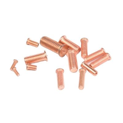 Copper Industry-Approved Stainless Steel Welded Stud Spot Welding Screw Bolt Fastener with Plain Finish