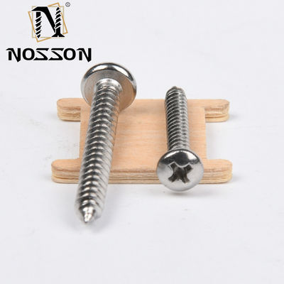 Long-lasting M4 ROUND Head Self-tapping Screw 304 INCH Measurement System Chrome Plated