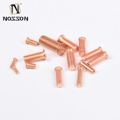 Standard DIN Customizable Planting Welding with Flat Head Seed Screws and Polishing Copper Plating
