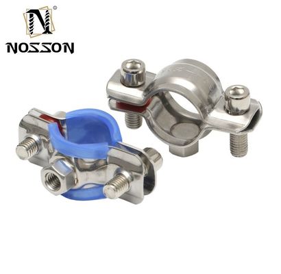 Standard Stainless Steel Nut Holder Support Loop Hose Clamp for ODM Customized Metric Measurement and Heavy Duty Support