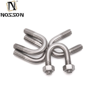 Stainless Steel 316 Flat Round Bending U Bolts DIN1142 Special for M3 M4 M5 M6 M8 M10 M12 M16 M20 ANSI/ASME