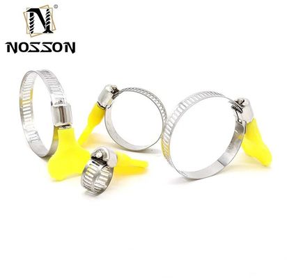 Instock Stainless Steel Butterfly Handle Hose Clamp for Pipe Clamps Type and Customized Support Metric Measurement System