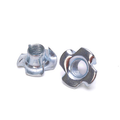 Chrome Plated Steel M3-M10 Oil Gas Measurement System Imperial Inch Blind Pronged Insert Speaker Nut