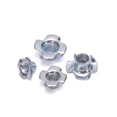 Chrome Plated Steel M3-M10 Oil Gas Measurement System Imperial Inch Blind Pronged Insert Speaker Nut