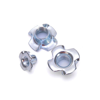 Chrome Plated Steel M3-M10 Oil Gas Measurement System Imperial Inch Blind Pronged Insert Speaker Nut