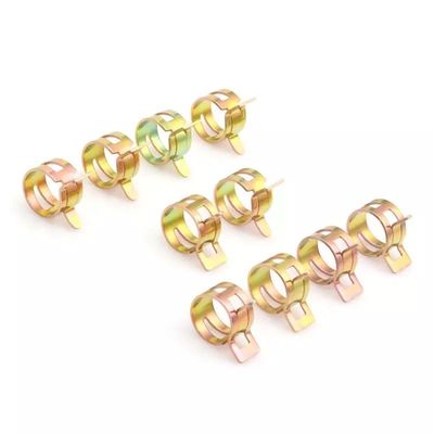 Stainless Steel Heavy Duty Clamp Metal Action Fue Spring Type Hose Clamp with ZINC Finish and Customized OEM Support