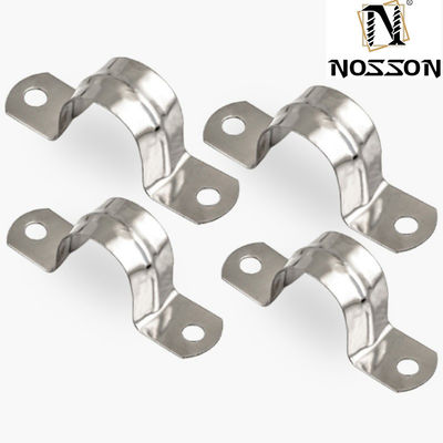Metric Measurement System Heavy Duty U Type Hose Clamp for German Type Stainless Steel Pipe Clamp
