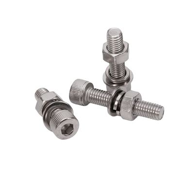 M2 M2.5 M3 M4 M5 M6 M8 M10 M12 M14 M16 M20 Stainless Steel Cap Head Titanium Allen Socket Hex Screws with BLUE DYED Finish
