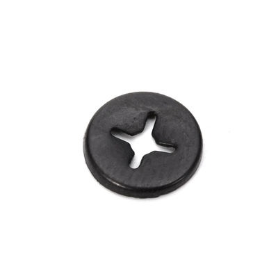 Plain Finish M3-M6 Stainless Steel/Spring Steel Black Inner Star Lock Clips Washer Plum Clamp Retaining Starlock Washer for Shaft