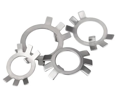 Plain Finish Carbon Steel Six Claw Washers with Eight Lock Anti-loose Lock Plate M6 M8 M10 M12M14 M16M18M20M22M24M27m30