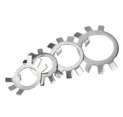 Plain Finish Carbon Steel Six Claw Washers with Eight Lock Anti-loose Lock Plate M6 M8 M10 M12M14 M16M18M20M22M24M27m30