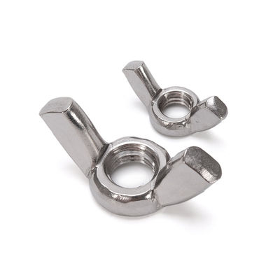 Galvanized Finish M6 DIN 315 Stainless Steel Wing Nuts for Imperial Measurement System Applications