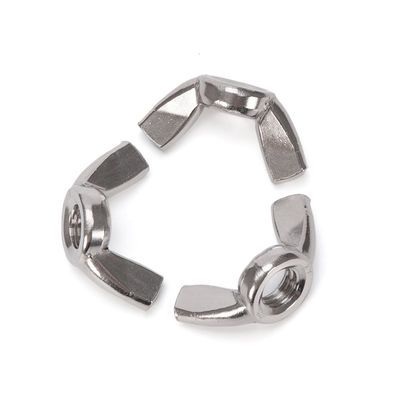 Galvanized Finish M6 DIN 315 Stainless Steel Wing Nuts for Imperial Measurement System Applications