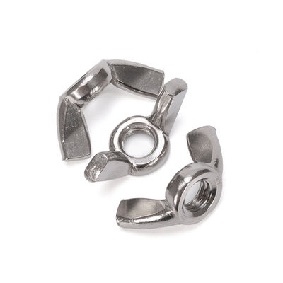 Galvanized Finish M6 DIN 315 Stainless Steel Wing Nuts for Imperial Measurement System Applications