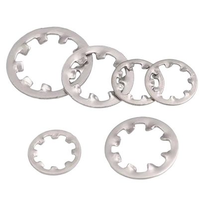Durable and Spring Stainless Steel Internal Serrated External Teeth Lock Washers for M6-M30 Fasteners in General Industry