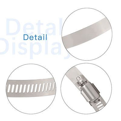 Metric Measurement System Customized Support German Stainless Steel Hose Clamp and Throat Clamp for Heavy Industry Automatic