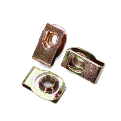 Oil Gas M4-M10 U Nuts Speed Clip Fastener 304 Stainless Steel U-shaped Clip Chimney Nut for Motorcycles and Cars Durable