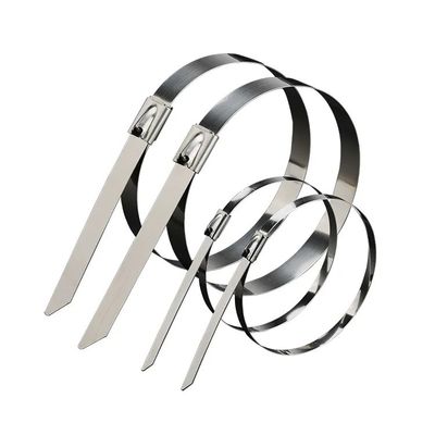 Multi Size Self-Locking Stainless Steel Cable Ties for High Strength Fastening in DIN Standard Applications