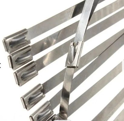 Multi Size Self-Locking Stainless Steel Cable Ties for High Strength Fastening in DIN Standard Applications