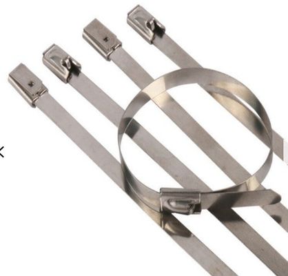 Multi Size Self-Locking Stainless Steel Cable Ties for High Strength Fastening in DIN Standard Applications