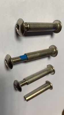 A2-70 Stainless Steel Pan Head Binding Post Barrel Nut Male and Female Screw