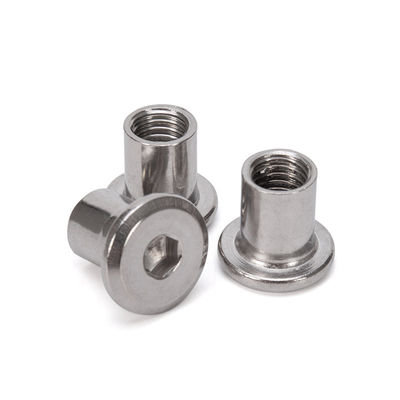 Metric Measurement System Zinc Plated 304 Stainless Steel Nut Cross Flat Head Joint Connecting Cap Nut for Shelves M6 M8