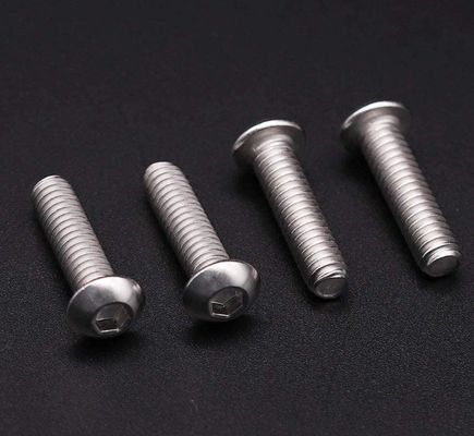 Metric Measurement System 1/4-20 x 1 Inch Stainless Steel Pan Head Socket Cap Bolts Screws 18-8 304 Grade Allen Hex Drive