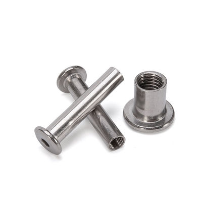 Metric Measurement System Zinc Plated 304 Stainless Steel Nut Cross Flat Head Joint Connecting Cap Nut for Shelves M6 M8