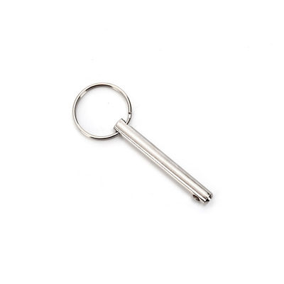General Industry Silver Quick Reseal Plunger Pin Fastener Safety Stop Stainless Steel Ball Pin for Air Shipping Needs