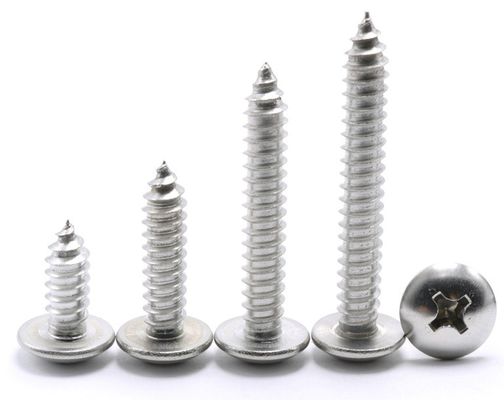 Galvanized Finish Stainless Steel Self Tapping Screw M1.2 M1.4 M1.7 M2 M2.3 M2.6 M3 M3.5 M4 M4.2 M5 M6 for Construction