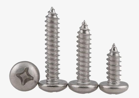 Galvanized Finish Stainless Steel Self Tapping Screw M1.2 M1.4 M1.7 M2 M2.3 M2.6 M3 M3.5 M4 M4.2 M5 M6 for Construction