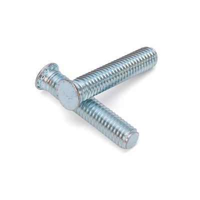 ANSI/ASME Standard Carbon Steel Galvanized Pressure Riveting Screws for Round Flush Head Self Clinching Brass Material