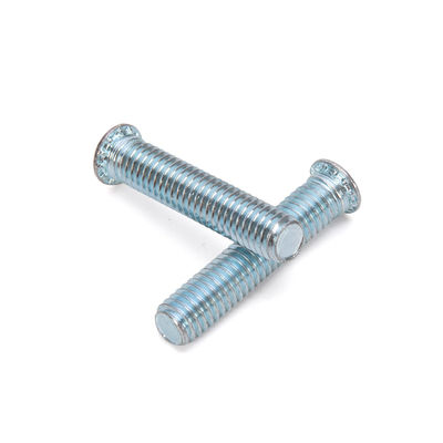ANSI/ASME Standard Carbon Steel Galvanized Pressure Riveting Screws for Round Flush Head Self Clinching Brass Material