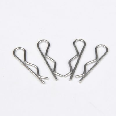 Custom Stainless Steel Spring Pins DIN94 R Clip Bright Finish for Single Locking Customized Design