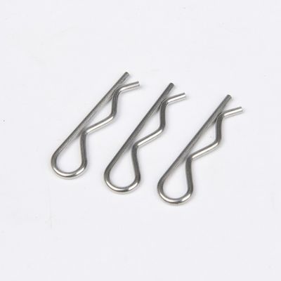 Custom Stainless Steel Spring Pins DIN94 R Clip Bright Finish for Single Locking Customized Design