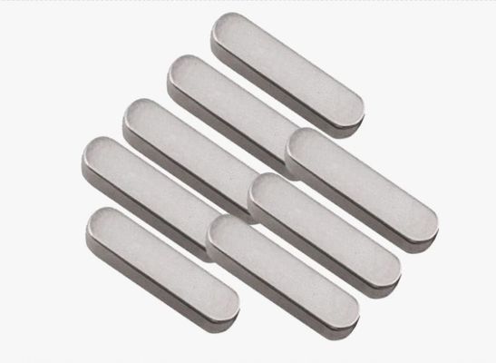 Round End Key Included ANSI/ASME Standard Stainless Steel 304 316 Flat Keys for Heavy Duty and Secure Power Transmission