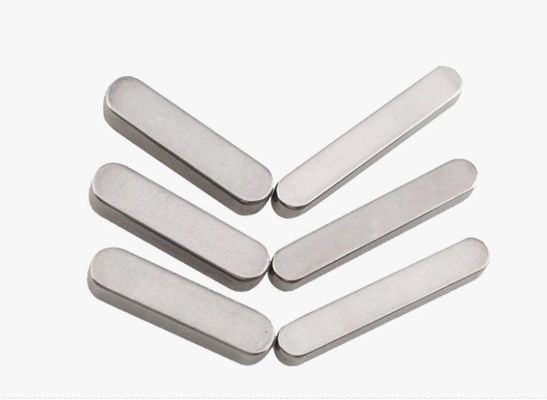 Round End Key Included ANSI/ASME Standard Stainless Steel 304 316 Flat Keys for Heavy Duty and Secure Power Transmission