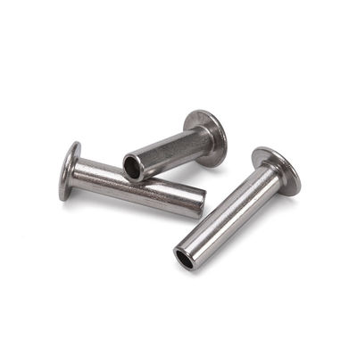 JIS Standard Galvanized Carbon Stainless Steel Half Round Head Hollow Semi-Tubular Rivets for Household Appliances